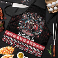 Viking Santa Christmas Apron Valhalla-la Nordic Xmas Spirit - Wonder Print Shop