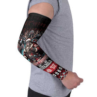Viking Santa Christmas Arm Sleeves Valhalla-la Nordic Xmas Spirit - Wonder Print Shop