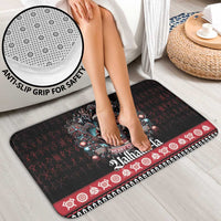 Viking Santa Christmas Bathroom Set Valhalla-la Nordic Xmas Spirit - Wonder Print Shop