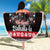Viking Santa Christmas Beach Blanket Valhalla-la Nordic Xmas Spirit - Wonder Print Shop