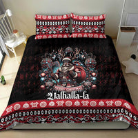 Viking Santa Christmas Bedding Set Valhalla-la Nordic Xmas Spirit - Wonder Print Shop