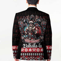Viking Santa Christmas Blazer Valhalla-la Nordic Xmas Spirit - Wonder Print Shop