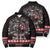 Viking Santa Christmas Bomber Puffer Jacket Valhalla-la Nordic Xmas Spirit - Wonder Print Shop