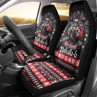 Viking Santa Christmas Car Seat Cover Valhalla-la Nordic Xmas Spirit - Wonder Print Shop