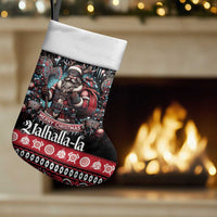 Viking Santa Christmas Stocking Valhalla-la Nordic Xmas Spirit - Wonder Print Shop