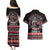 Viking Santa Christmas Couples Matching Puletasi and Hawaiian Shirt Valhalla-la Nordic Xmas Spirit - Wonder Print Shop