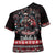 Viking Santa Christmas Cross Shoulder Shirt Valhalla-la Nordic Xmas Spirit - Wonder Print Shop
