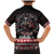 Viking Santa Christmas Family Matching Mermaid Dress and Hawaiian Shirt Valhalla-la Nordic Xmas Spirit - Wonder Print Shop