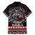 Viking Santa Christmas Family Matching Mermaid Dress and Hawaiian Shirt Valhalla-la Nordic Xmas Spirit - Wonder Print Shop