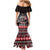 Viking Santa Christmas Family Matching Mermaid Dress and Hawaiian Shirt Valhalla-la Nordic Xmas Spirit - Wonder Print Shop