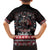 Viking Santa Christmas Family Matching Off The Shoulder Long Sleeve Dress and Hawaiian Shirt Valhalla-la Nordic Xmas Spirit - Wonder Print Shop