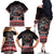 Viking Santa Christmas Family Matching Off The Shoulder Long Sleeve Dress and Hawaiian Shirt Valhalla-la Nordic Xmas Spirit - Wonder Print Shop