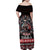 Viking Santa Christmas Family Matching Off Shoulder Maxi Dress and Hawaiian Shirt Valhalla-la Nordic Xmas Spirit - Wonder Print Shop