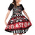 Viking Santa Christmas Family Matching Off Shoulder Short Dress and Hawaiian Shirt Valhalla-la Nordic Xmas Spirit - Wonder Print Shop