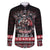 Viking Santa Christmas Family Matching Puletasi and Hawaiian Shirt Valhalla-la Nordic Xmas Spirit - Wonder Print Shop