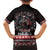 Viking Santa Christmas Family Matching Short Sleeve Bodycon Dress and Hawaiian Shirt Valhalla-la Nordic Xmas Spirit - Wonder Print Shop