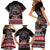 Viking Santa Christmas Family Matching Short Sleeve Bodycon Dress and Hawaiian Shirt Valhalla-la Nordic Xmas Spirit - Wonder Print Shop