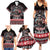 Viking Santa Christmas Family Matching Summer Maxi Dress and Hawaiian Shirt Valhalla-la Nordic Xmas Spirit - Wonder Print Shop