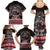 Viking Santa Christmas Family Matching Summer Maxi Dress and Hawaiian Shirt Valhalla-la Nordic Xmas Spirit - Wonder Print Shop