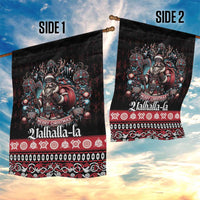 Viking Santa Christmas Garden Flag Valhalla-la Nordic Xmas Spirit - Wonder Print Shop