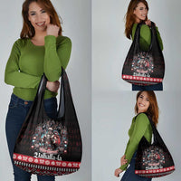 Viking Santa Christmas Grocery Bag Valhalla-la Nordic Xmas Spirit - Wonder Print Shop