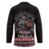 Viking Santa Christmas Hockey Jersey Valhalla-la Nordic Xmas Spirit - Wonder Print Shop