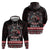 Viking Santa Christmas Hoodie Valhalla-la Nordic Xmas Spirit - Wonder Print Shop