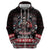 Viking Santa Christmas Hoodie Valhalla-la Nordic Xmas Spirit - Wonder Print Shop
