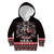 Viking Santa Christmas Kid Hoodie Valhalla-la Nordic Xmas Spirit - Wonder Print Shop