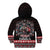 Viking Santa Christmas Kid Hoodie Valhalla-la Nordic Xmas Spirit - Wonder Print Shop