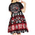 Viking Santa Christmas Kid Short Sleeve Dress Valhalla-la Nordic Xmas Spirit - Wonder Print Shop