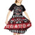 Viking Santa Christmas Kid Short Sleeve Dress Valhalla-la Nordic Xmas Spirit - Wonder Print Shop