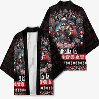 Viking Santa Christmas Kimono Valhalla-la Nordic Xmas Spirit - Wonder Print Shop