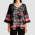 Viking Santa Christmas Kimono Sleeve Blouse Valhalla-la Nordic Xmas Spirit - Wonder Print Shop