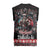 Viking Santa Christmas Knitted V-Neck Vest Valhalla-la Nordic Xmas Spirit - Wonder Print Shop