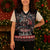 Viking Santa Christmas Knitted V-Neck Vest Valhalla-la Nordic Xmas Spirit - Wonder Print Shop