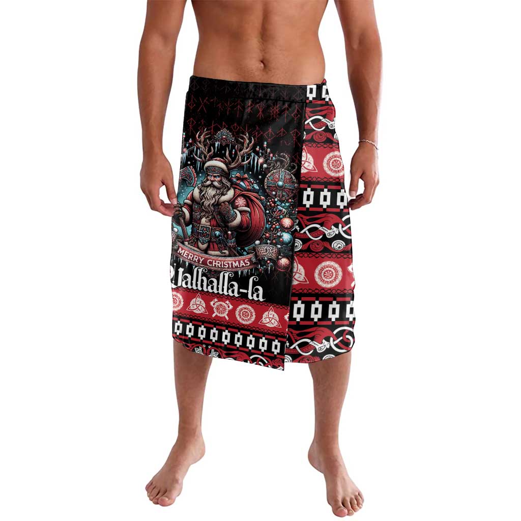 Viking Santa Christmas Lavalava Valhalla-la Nordic Xmas Spirit - Wonder Print Shop