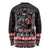 Viking Santa Christmas Long Sleeve Shirt Valhalla-la Nordic Xmas Spirit - Wonder Print Shop