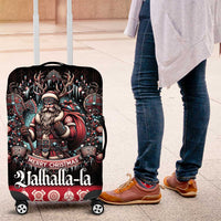 Viking Santa Christmas Luggage Cover Valhalla-la Nordic Xmas Spirit - Wonder Print Shop