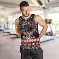 Viking Santa Christmas Men Tank Top Valhalla-la Nordic Xmas Spirit - Wonder Print Shop