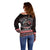 Viking Santa Christmas Off Shoulder Sweater Valhalla-la Nordic Xmas Spirit - Wonder Print Shop