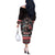 Viking Santa Christmas Off The Shoulder Long Sleeve Dress Valhalla-la Nordic Xmas Spirit - Wonder Print Shop