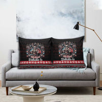 Viking Santa Christmas Pillow Cover Valhalla-la Nordic Xmas Spirit - Wonder Print Shop