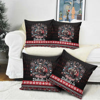 Viking Santa Christmas Pillow Cover Valhalla-la Nordic Xmas Spirit - Wonder Print Shop