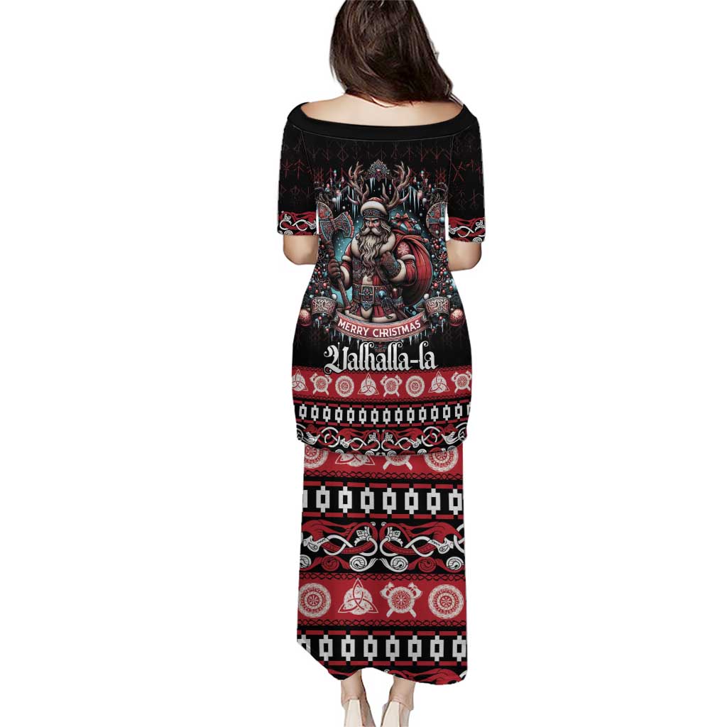 Viking Santa Christmas Puletasi Valhalla-la Nordic Xmas Spirit - Wonder Print Shop
