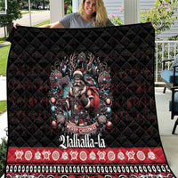 Viking Santa Christmas Quilt Valhalla-la Nordic Xmas Spirit - Wonder Print Shop