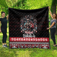 Viking Santa Christmas Quilt Valhalla-la Nordic Xmas Spirit - Wonder Print Shop
