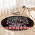 Viking Santa Christmas Round Carpet Valhalla-la Nordic Xmas Spirit - Wonder Print Shop