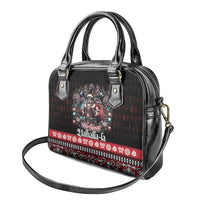 Viking Santa Christmas Shoulder Handbag Valhalla-la Nordic Xmas Spirit - Wonder Print Shop