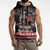 Viking Santa Christmas Sleeveless Hoodie Valhalla-la Nordic Xmas Spirit - Wonder Print Shop